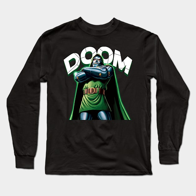 DR. DOOM (MARVEL) Long Sleeve T-Shirt by Skywiz